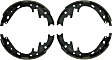 BS582R Rear Brake Shoe Set, Blue Series