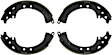 1998 Toyota Camry - Rear Brake Shoe Set, 2.2L 4Cyl, Blue Series