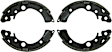 1990 Honda Civic - Rear Brake Shoe Set, Sedan, Blue Series