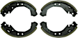 2000 Chevrolet Tahoe - Rear Brake Shoe Set, 5.7L 8Cyl, Without Police Package, With 10 (in) Diameter Brake Drum