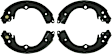 BS757 Rear Brake Shoe Set, Blue Series