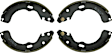 BS760 Rear Brake Shoe Set, Blue Series
