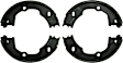 BS772 Parking Brake Shoe - Direct Fit, 2-Wheel Set