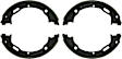 2020 Dodge Challenger - Parking Brake Shoe, 2-Wheel Set