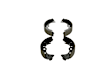 BS779 Rear Brake Shoe Set, Blue Series