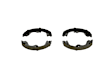 BS783 Parking Brake Shoe - Direct Fit, 2-Wheel Set