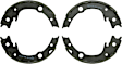BS796 Parking Brake Shoe - Direct Fit, 2-Wheel Set
