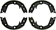BS849 Parking Brake Shoe - Direct Fit, 2-Wheel Set