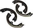 BS867 Parking Brake Shoe - Direct Fit, 2-Wheel Set