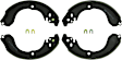 BS919 Rear Brake Shoe Set, Blue Series