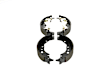 BS945 Rear Brake Shoe Set, Blue Series