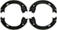 BS961 Parking Brake Shoe - Direct Fit, 2-Wheel Set