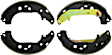 2013 Ford Transit Connect - Rear Brake Shoe Set, 2.0L 4Cyl, Blue Series