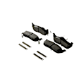 BSD1041 Rear Severe Duty Series Semi-metallic Brake Pad Set