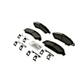 BSD1092 Front Severe Duty Series Semi-metallic Brake Pad Set