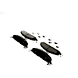 BSD1400 Rear Severe Duty Series Semi-metallic Brake Pad Set
