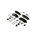 BSD1540 Front Severe Duty Series Semi-metallic Brake Pad Set