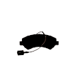 BSD1540 Front Severe Duty Series Semi-metallic Brake Pad Set