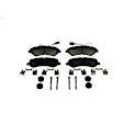 BSD1540 Front Severe Duty Series Semi-metallic Brake Pad Set