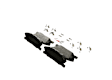 BSD1767 Front Severe Duty Series Semi-metallic Brake Pad Set
