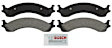 BSD821 Front Severe Duty Series Semi-metallic Brake Pad Set