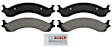 BSD821 Front Severe Duty Series Semi-metallic Brake Pad Set