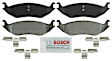 2004 Dodge Durango - Rear Semi-metallic Brake Pad Set, 5.7L 8Cyl, Severe Duty Series
