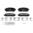 C1004481209 2-Wheel Set Brake Disc and Pad Kit, 266 mm QuietCast Series, Includes (1) Brake Pad Set and (2) Brake Disc