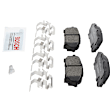 C1004481209 2-Wheel Set Brake Disc and Pad Kit, 266 mm QuietCast Series, Includes (1) Brake Pad Set and (2) Brake Disc