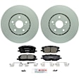 C1005501500 2-Wheel Set Front Brake Disc and Pad Kit, 319 mm QuietCast Series, Includes (1) Brake Pad Set and (2) Brake Disc