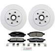 C1011200347 2-Wheel Set Front Brake Disc and Pad Kit, 330 mm RWD QuietCast Series, Includes (1) Brake Pad Set and (2) Brake Disc