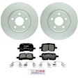 C1028250570 2-Wheel Set Front Brake Disc and Pad Kit, 296 mm QuietCast Series, Includes (1) Brake Pad Set and (2) Brake Disc