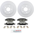 C1033250573 2-Wheel Set Rear Brake Disc and Pad Kit, 270.2 mm QuietCast Series, Includes (1) Brake Pad Set and (2) Brake Disc