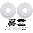 C1037161438 2-Wheel Set Rear Brake Disc and Pad Kit, 262 mm QuietCast Series, Includes (1) Brake Pad Set and (2) Brake Disc