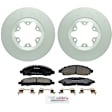 C1039250602 2-Wheel Set Front Brake Disc and Pad Kit, 280 mm QuietCast Series, Includes (1) Brake Pad Set and (2) Brake Disc