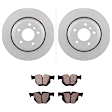 C1042150123 2-Wheel Set Rear Brake Disc and Pad Kit, 320 mm RWD QuietCast Series, Includes (1) Brake Pad Set and (2) Brake Disc