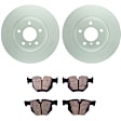 C1042151500 2-Wheel Set Rear Brake Disc and Pad Kit, 344.8 mm QuietCast Series, Includes (1) Brake Pad Set and (2) Brake Disc