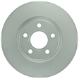 C1044521562 2-Wheel Set Front Brake Disc and Pad Kit, 300 mm QuietCast Series, Includes (1) Brake Pad Set and (2) Brake Disc