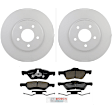 C1047200364 2-Wheel Set Front Brake Disc and Pad Kit, 303 mm QuietCast Series, Includes (1) Brake Pad Set and (2) Brake Disc