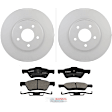 C1047A200364 2-Wheel Set Brake Disc and Pad Kit, 303 mm QuietCast Series, Includes (1) Brake Pad Set and (2) Brake Disc