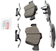 C1047A200364 2-Wheel Set Brake Disc and Pad Kit, 303 mm QuietCast Series, Includes (1) Brake Pad Set and (2) Brake Disc