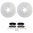 C1056160192 2-Wheel Set Front Brake Disc and Pad Kit, 320 mm QuietCast Series, Includes (1) Brake Pad Set and (2) Brake Disc