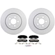 C1056160195 2-Wheel Set Front Brake Disc and Pad Kit, 345 mm QuietCast Series, Includes (1) Brake Pad Set and (2) Brake Disc