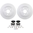 C1057160287 2-Wheel Set Brake Disc and Pad Kit, 319.7 mm QuietCast Series, Includes (1) Brake Pad Set and (2) Brake Disc