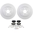 C1057160289 2-Wheel Set Rear Brake Disc and Pad Kit, 320 mm QuietCast Series, Includes (1) Brake Pad Set and (2) Brake Disc