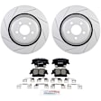 C1057161489 2-Wheel Set Rear Brake Disc and Pad Kit, 350 mm QuietCast Series, Includes (1) Brake Pad Set and (2) Brake Disc