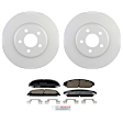 C1058160192 2-Wheel Set Front Brake Disc and Pad Kit, 320 mm QuietCast Series, Includes (1) Brake Pad Set and (2) Brake Disc