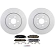 C1058160195 2-Wheel Set Front Brake Disc and Pad Kit, 345 mm QuietCast Series, Includes (1) Brake Pad Set and (2) Brake Disc
