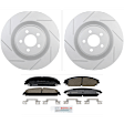 C1058161488 2-Wheel Set Front Brake Disc and Pad Kit, 360 mm QuietCast Series, Includes (1) Brake Pad Set and (2) Brake Disc