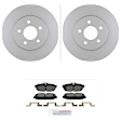 C1082200485 2-Wheel Set Rear Brake Disc and Pad Kit, 300 mm QuietCast Series, Includes (1) Brake Pad Set and (2) Brake Disc